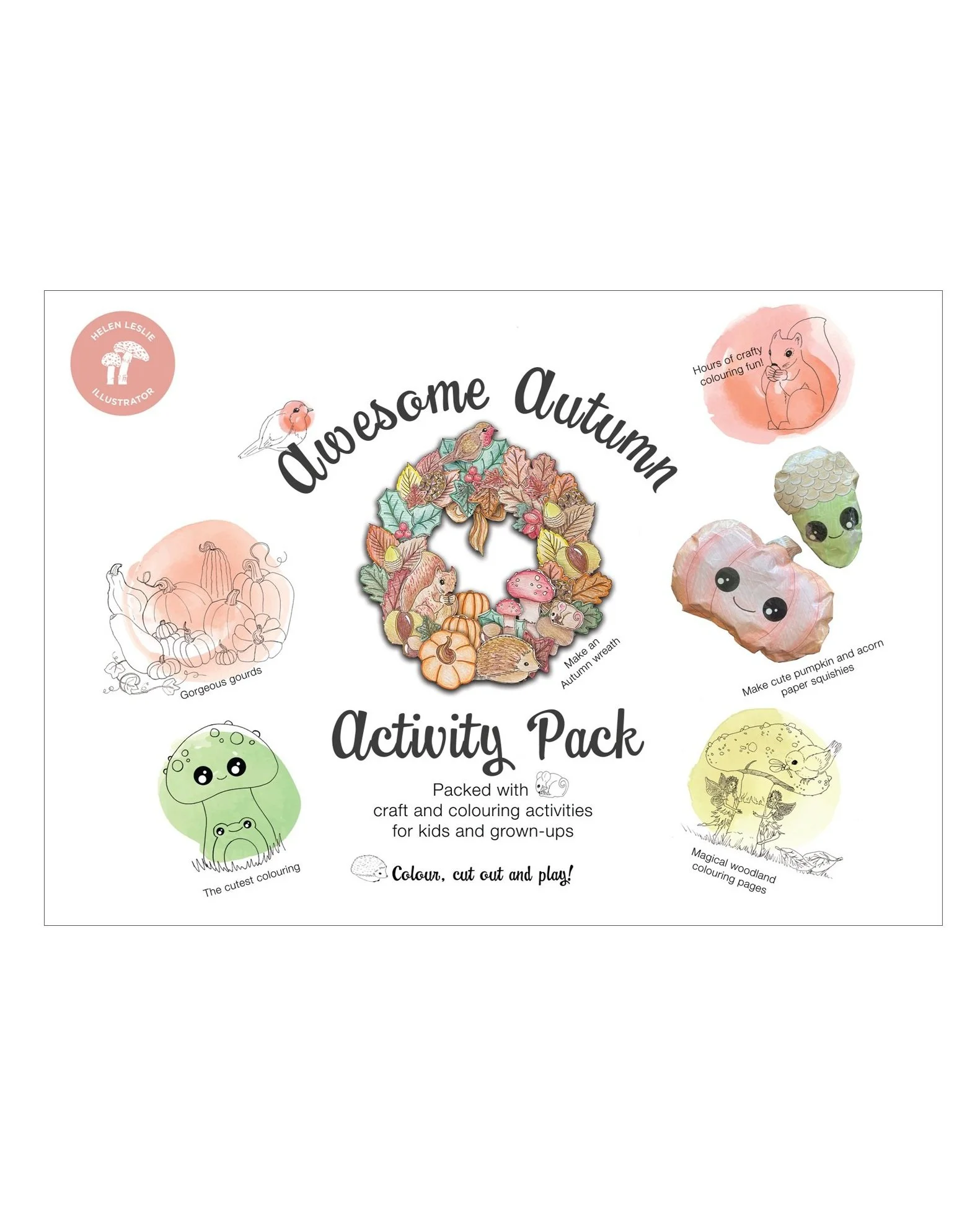 Awesome Autumn activity pack (printed)