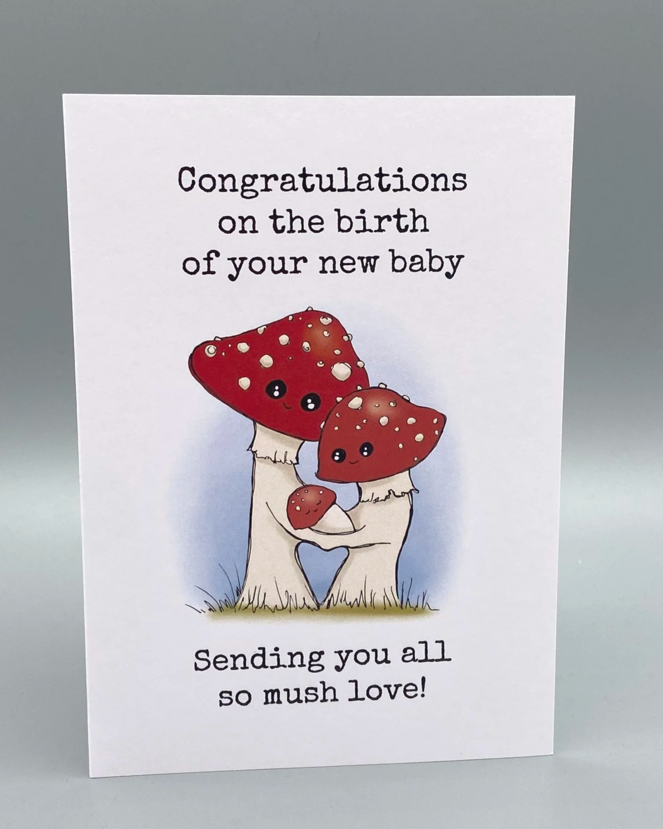 New Baby Toadstool family card
