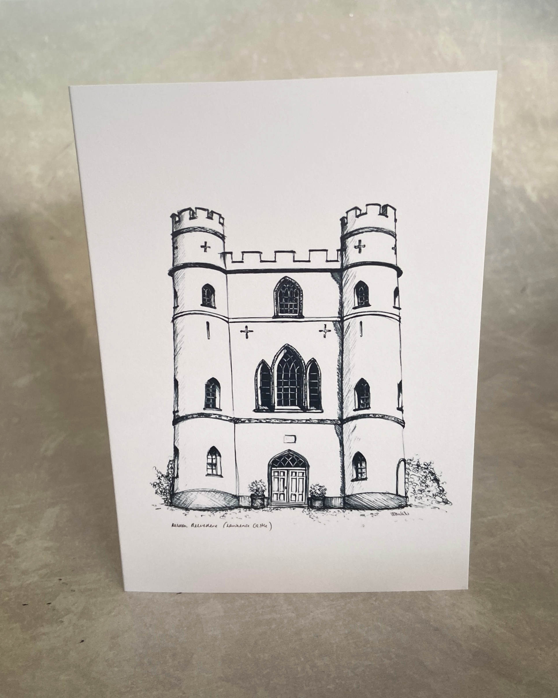 Haldon Belvedere (Lawrence Castle), Exeter, greetings card