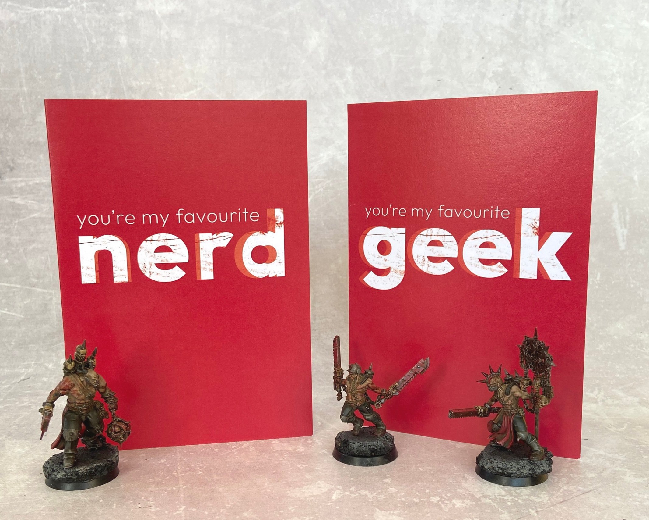 You're my favourite geek - slightly alternative Valentine's Day card perfect for anyone who identifies as a geek