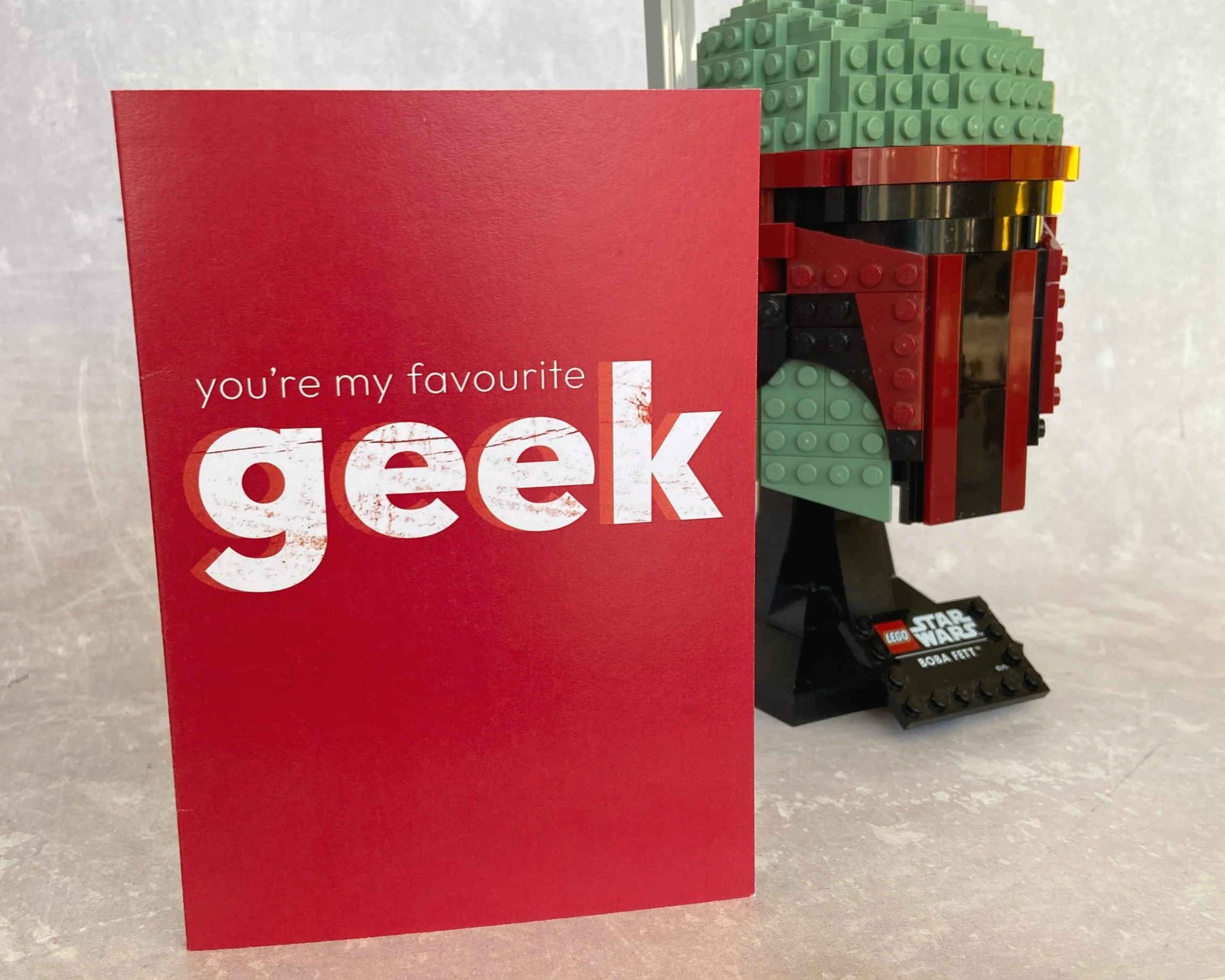 You're my favourite geek - slightly alternative Valentine's Day card perfect for anyone who identifies as a geek
