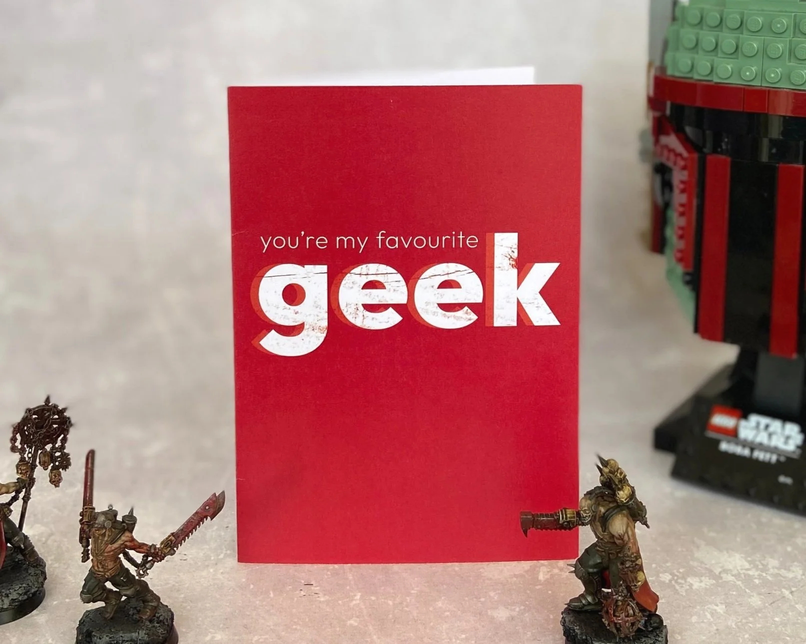 You're my favourite geek - slightly alternative Valentine's Day card perfect for anyone who identifies as a geek