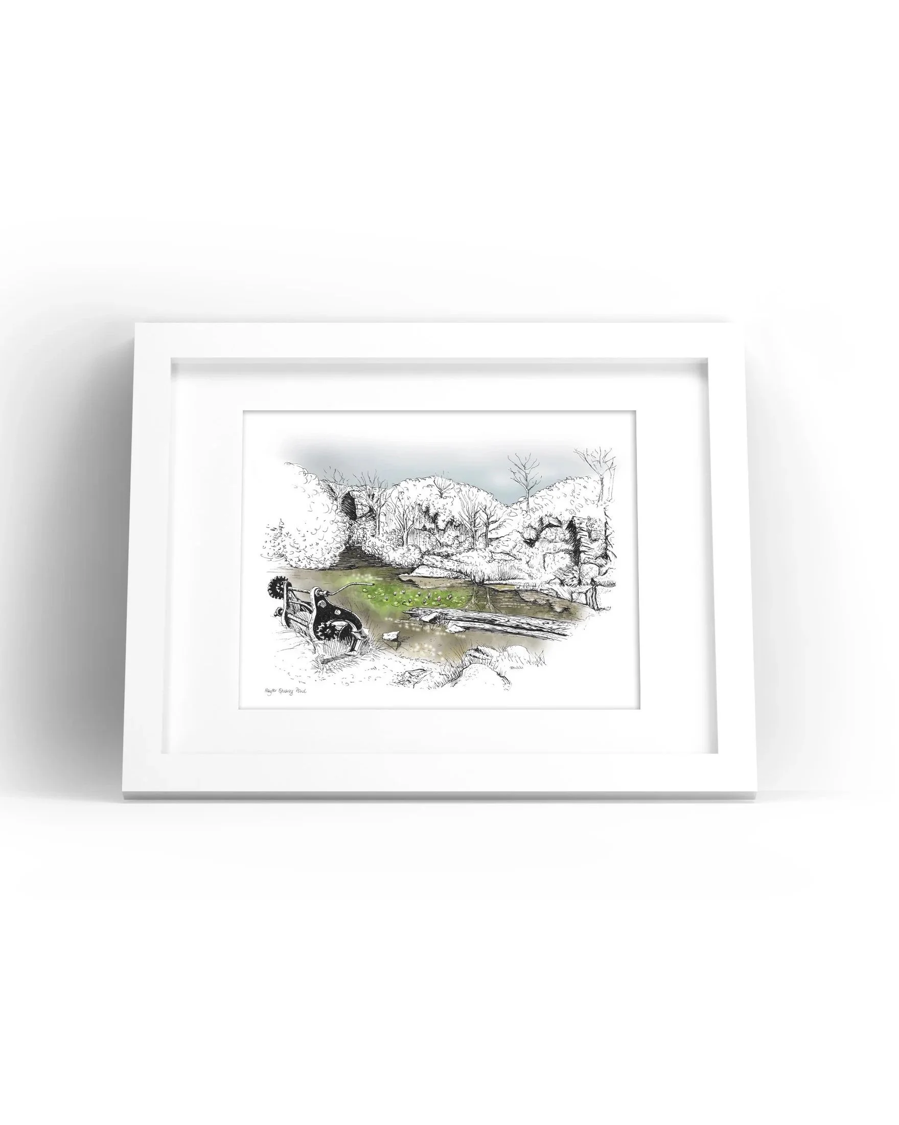 The Pond at Haytor Quarry, Dartmoor