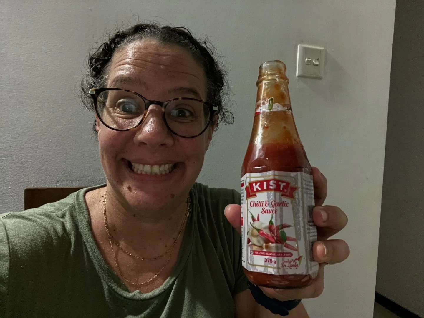 I LOVE a good foreign grocery store. 🤩 and Sri Lanka did not disappoint. 
I found my favorite garlic chili sauce that I haven&rsquo;t had since leaving Singapore. 
We filled the table with snacks and drinks. 
I&rsquo;m also excited to use this jagge