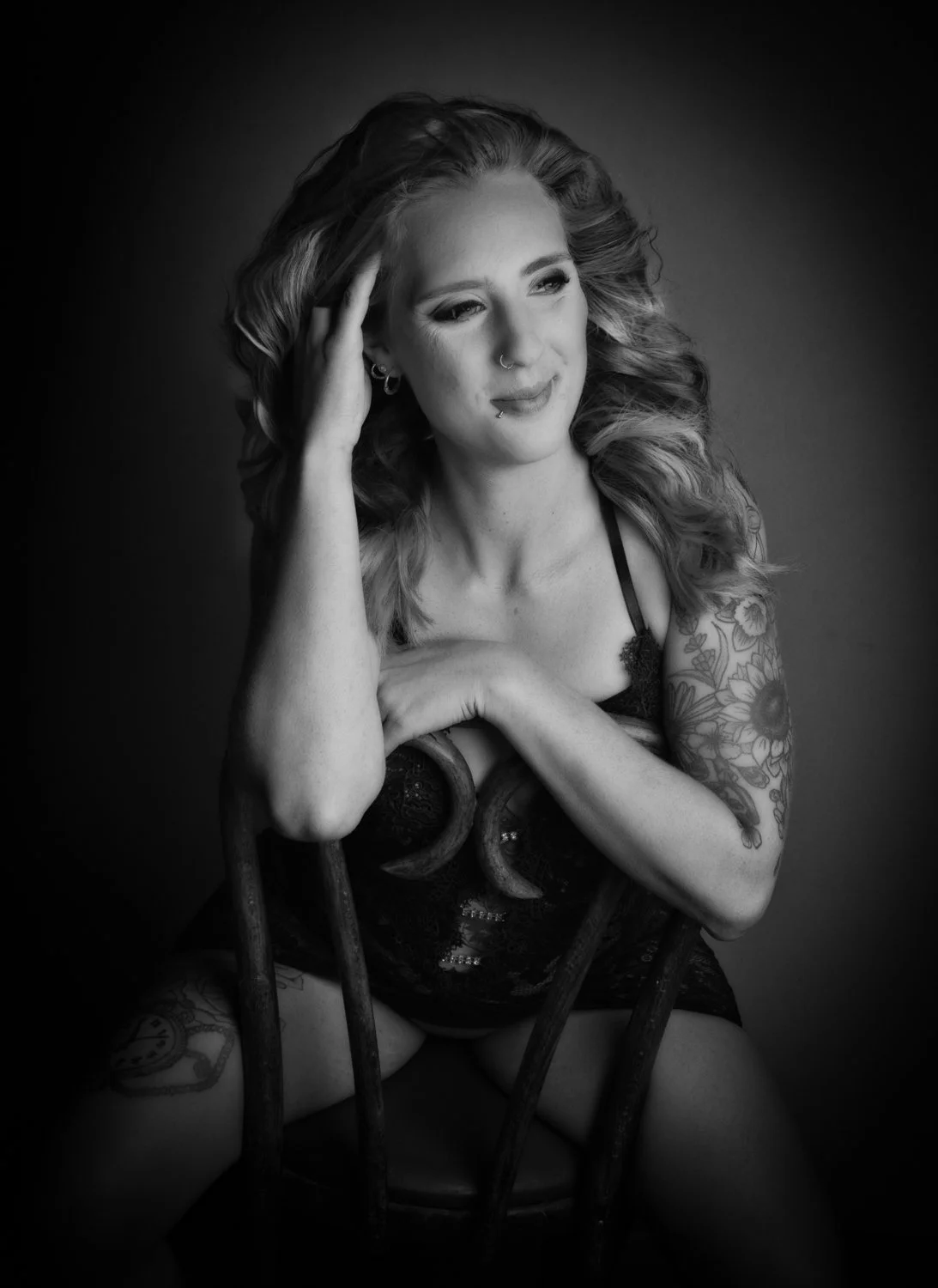 Body positive photoshoot celebrating individuality