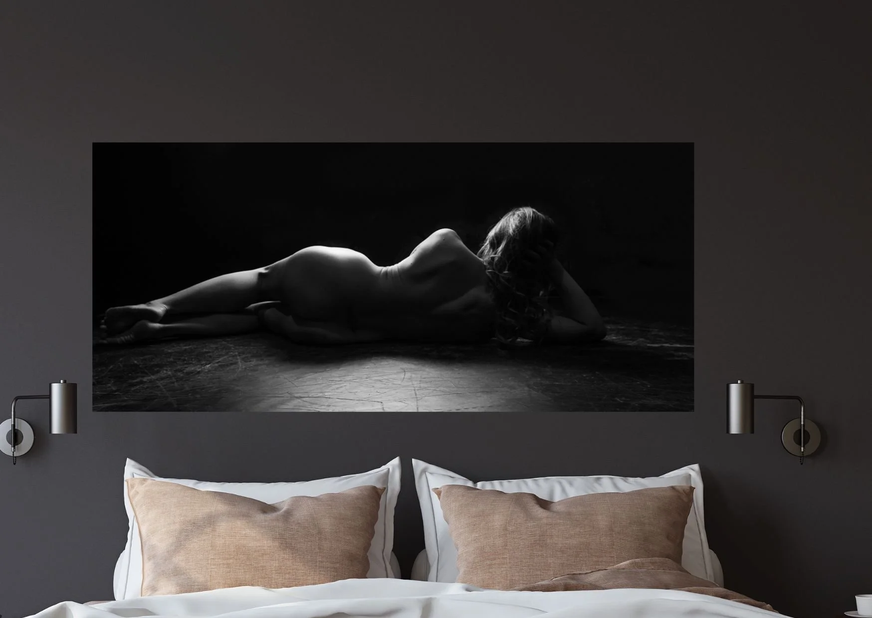 Tasteful boudoir image of confident woman embracing sensuality