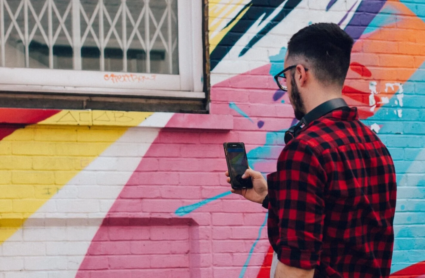 WeTheSeeds Public Realm Street Art painting in London — WeTheSeeds