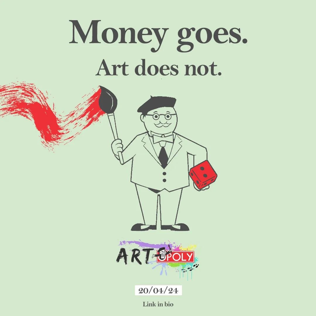 🎩 .. Step right up and join us for ART-OPOLY this Saturday April 20th in Harrow Town Centre! 🎲 
.
Click the link in bio to learn more &amp; pre-register today. ✅️
.
See you there! 🎨
.
.
.
.
.
.
.
.
.
.
.
.
.
.
.
.
.
.
.
.
.
.
.
.
.
.
.
.
@wearehar