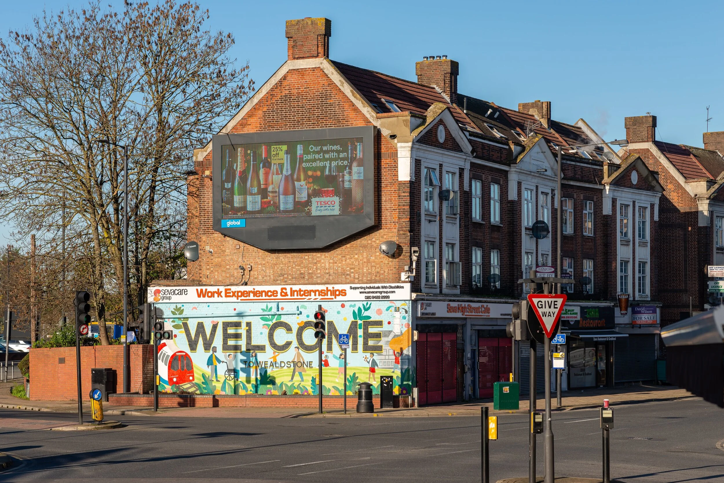 Harrow_Council_Wealdstone_Mural_artists_Creative_placemaking_Welcome_signage_Social_Value_Wall_Art_Graffiti_Installation_