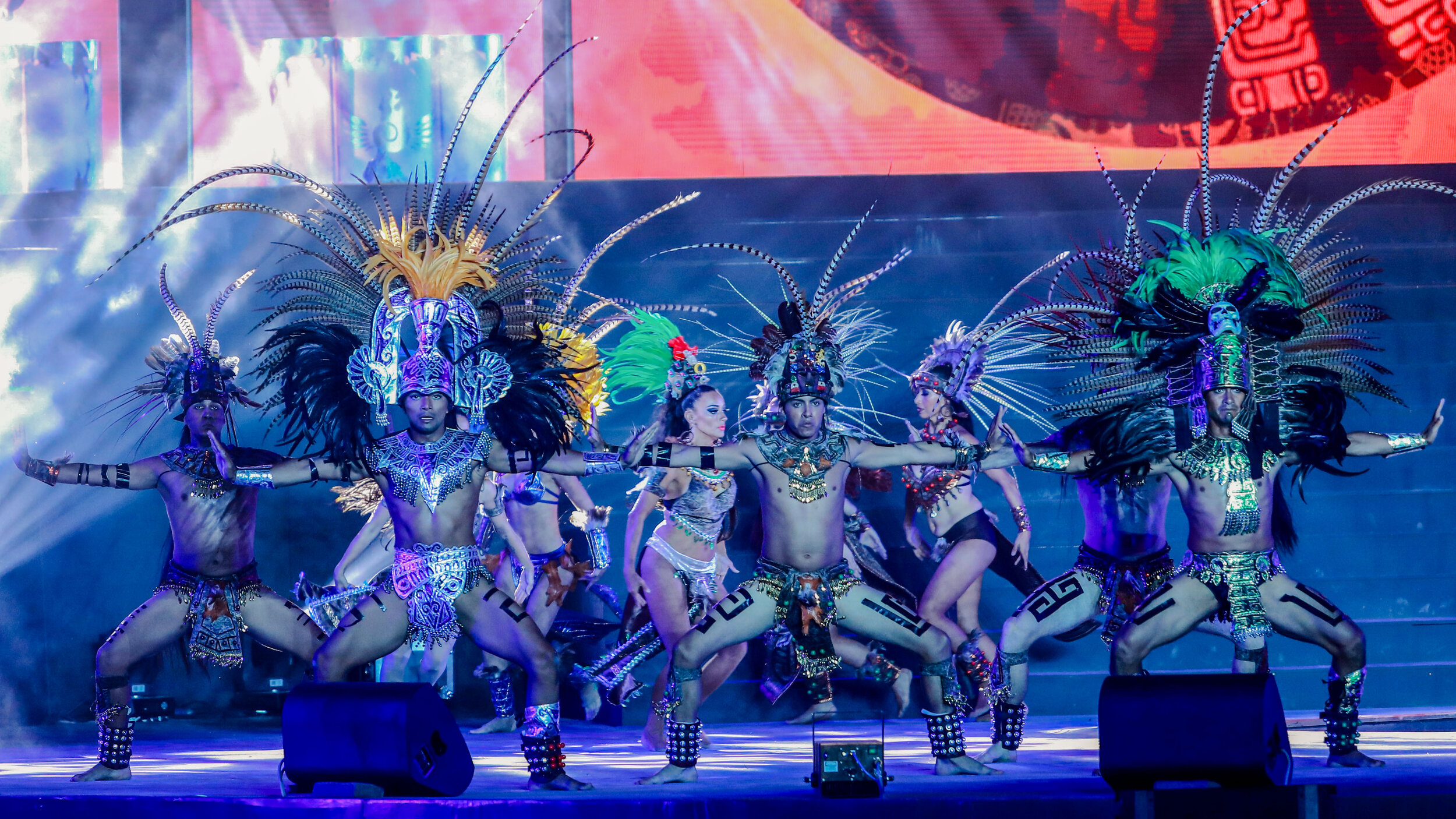 PHOENIX Traditional Mayan Dancers, World Dance, International Beer Festival, Qingdao, China (Copy)