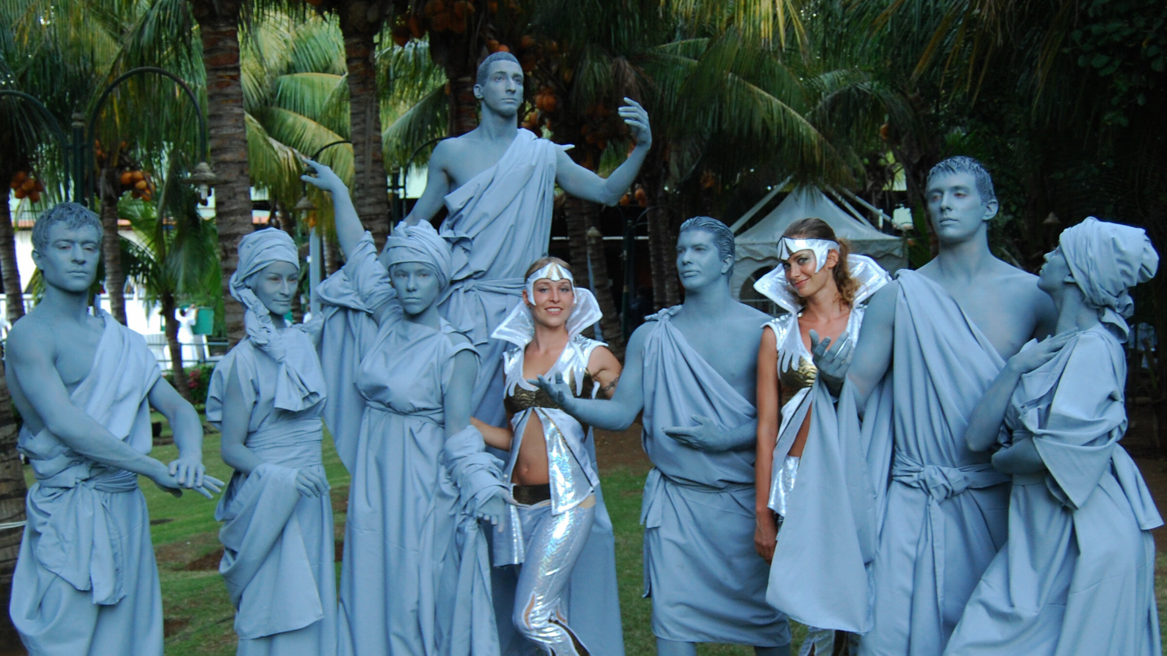 Group of Greek Living Statues