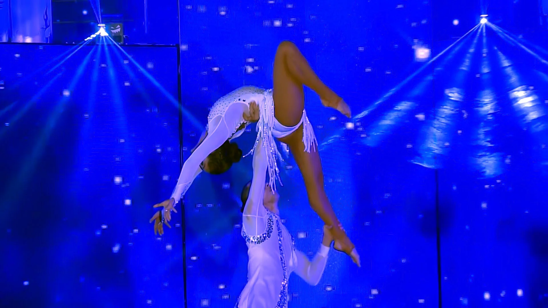 Hand2Hand Acrobatics Couple, Opening Gala of National Exhibition, Karachi Expo Center, Pakistan