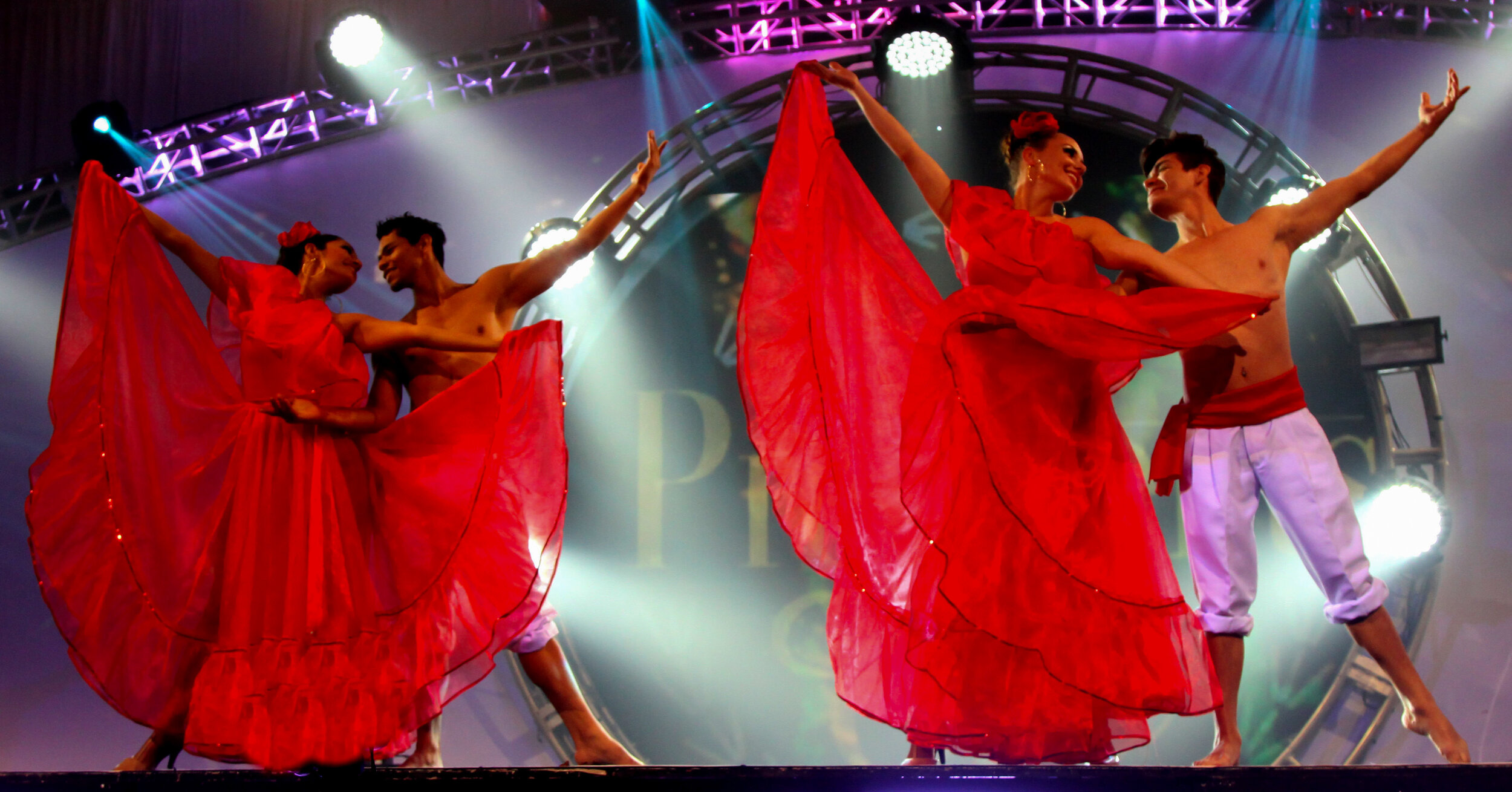 Latin Dancers, Fiesta-Americana, Cancun, Mexico