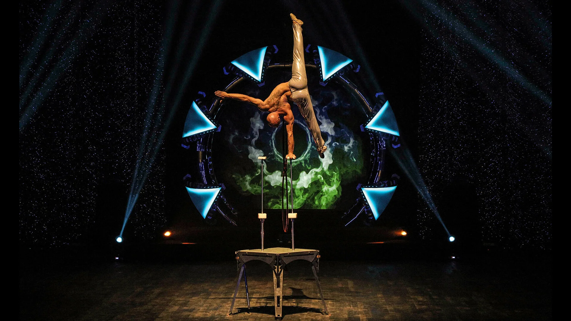 Handstand Akrobat, expo Antalya, Türkei