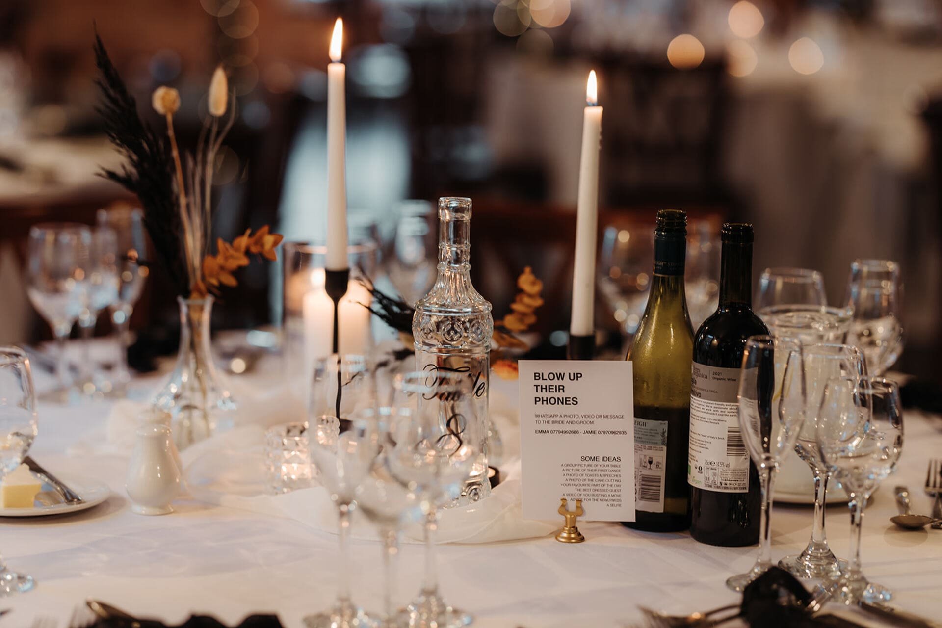 6 Things to Think About When Choosing your Wedding Table Flowers | Horseshoe Flowers