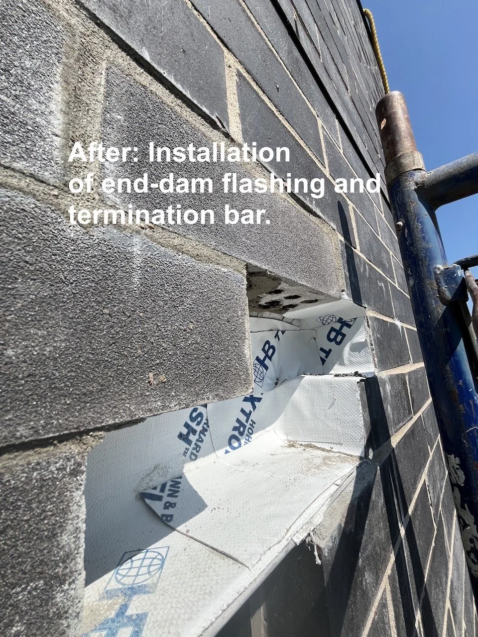 Old, Installation of End Dam flashing termination bar.jpeg