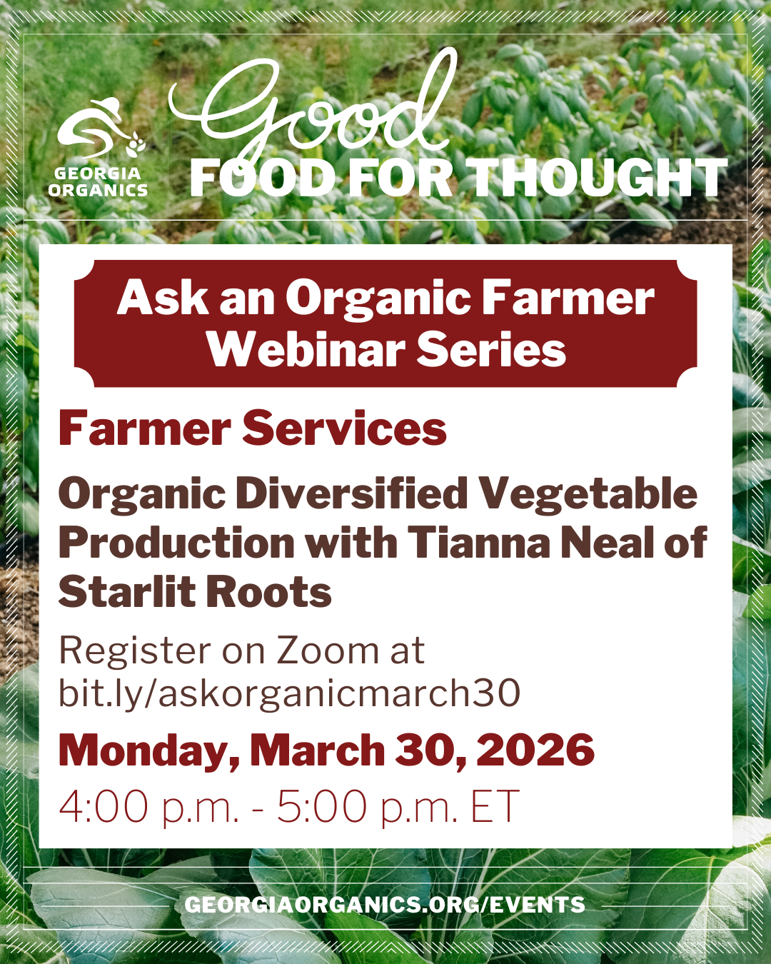 Ask an Organic Farmer: Organic Diversified Vegetable Production with Tianna Neal of Starlit Roots
