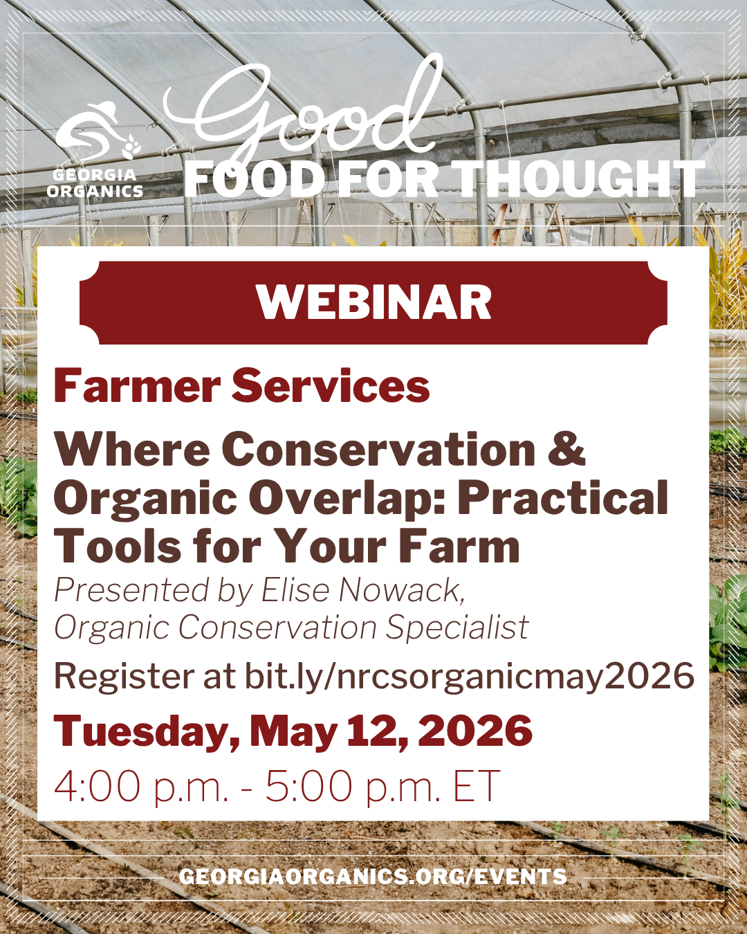 Where Conservation &amp; Organic Overlap: Practical Tools for Your Farm