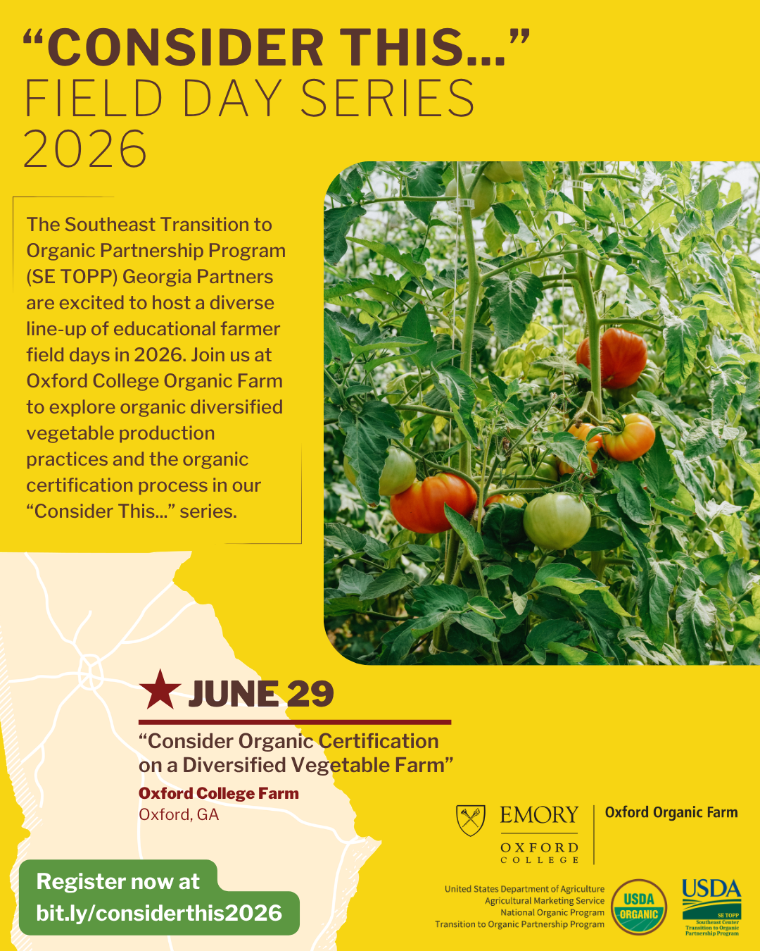 “Consider Organic Certification on a Diversified Vegetable Farm” Farmer Field Day