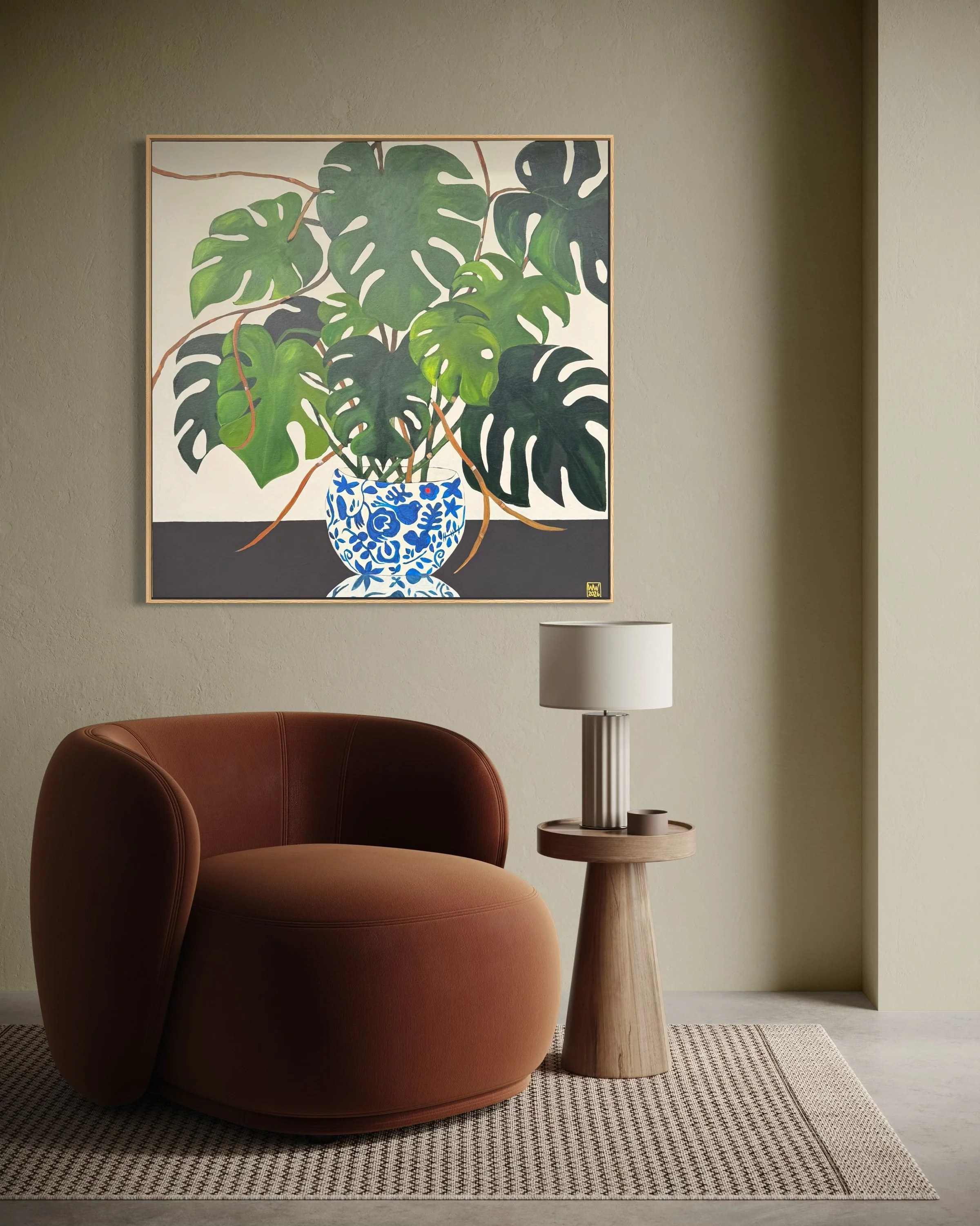 Monstera - Whisper green