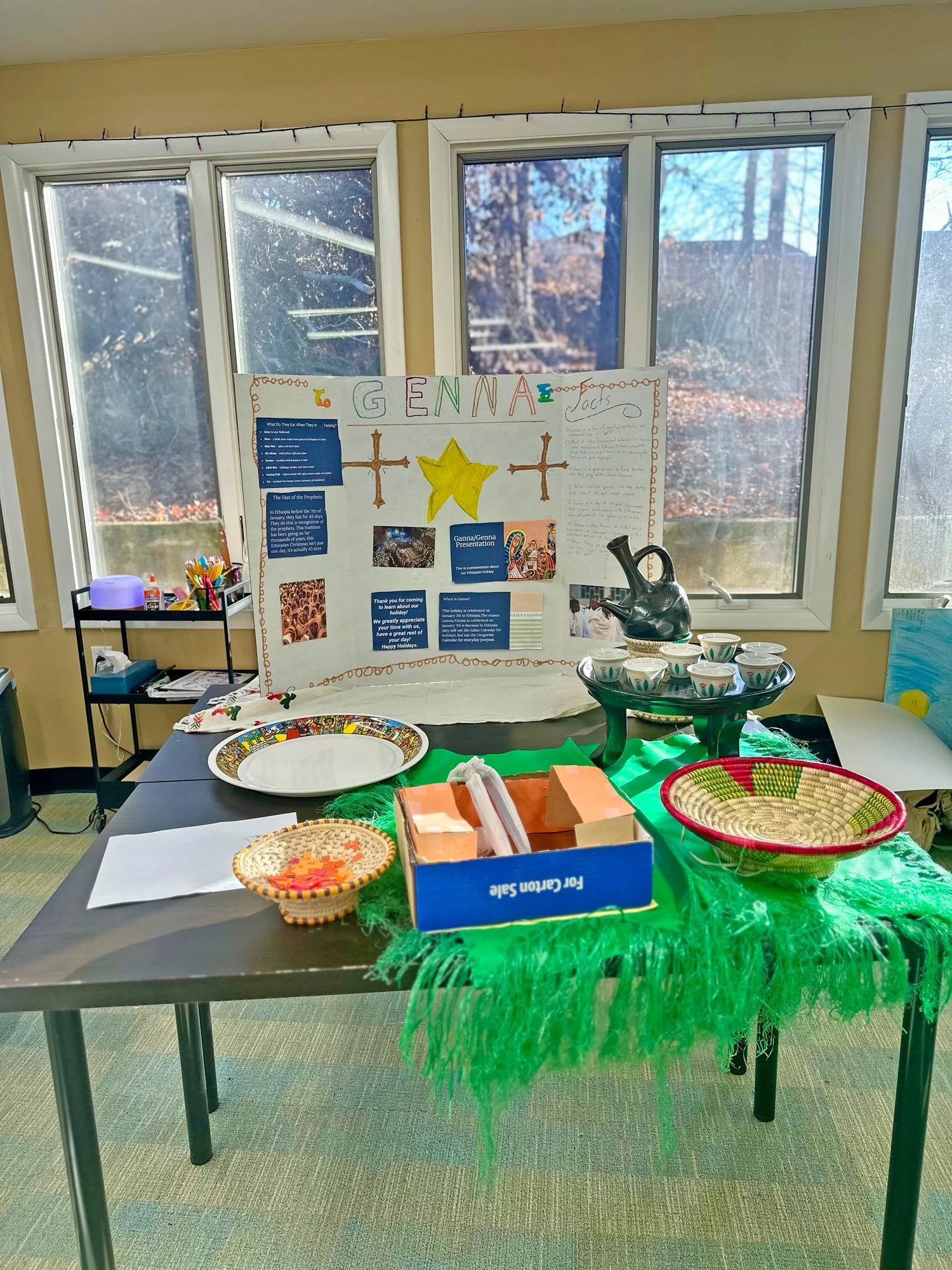 Winter holidays project interactive showcase