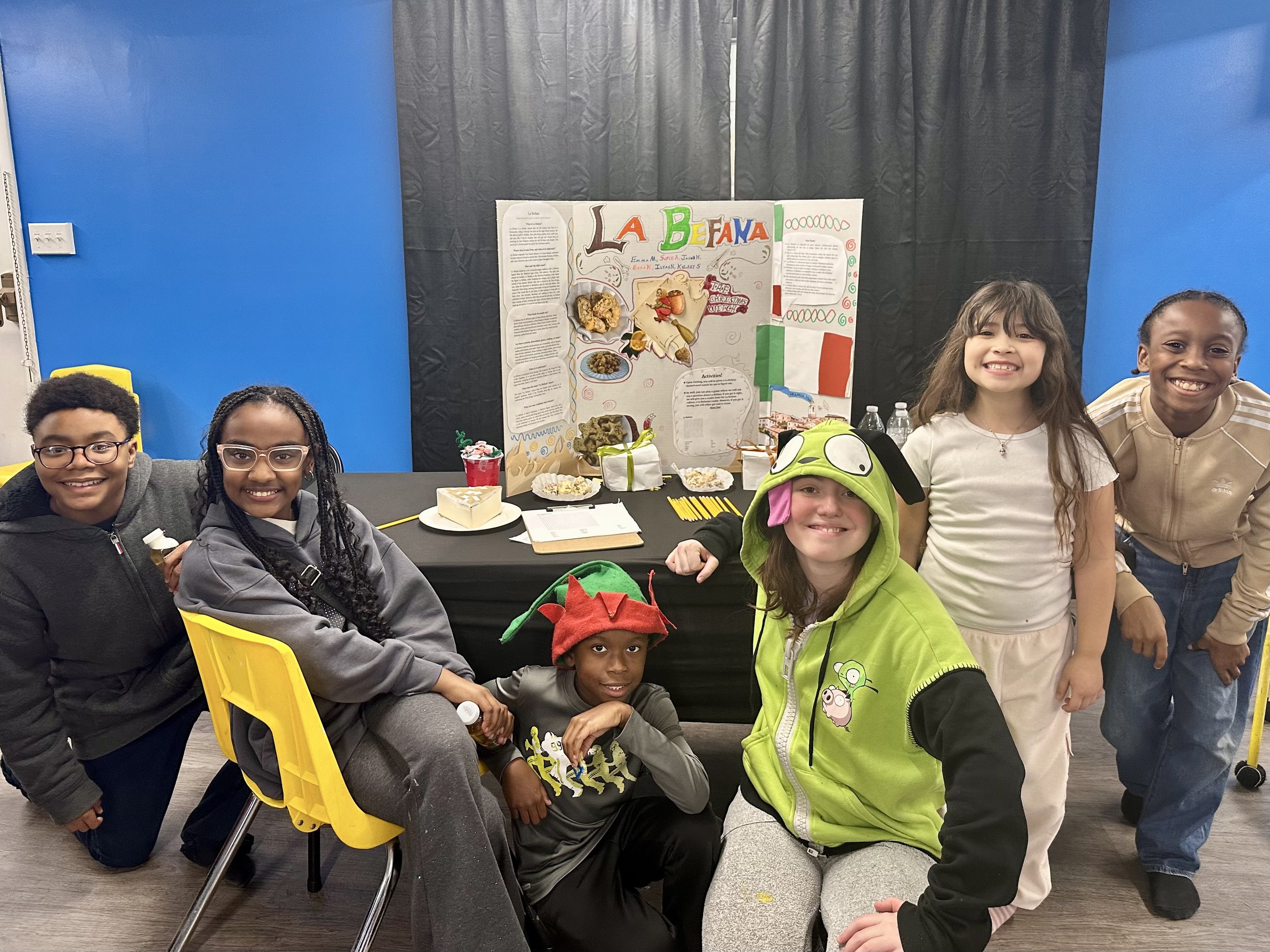 Winter holidays project interactive showcase