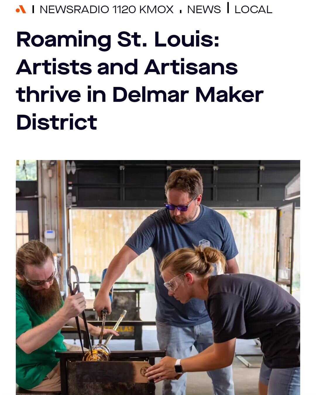 Curious what's going on in the DMD and what's to come? 

Recently, Co-Founder Doug Auer sat down with KMOX News to talk all about the Delmar Maker District. 2024 is set to be big year in the Delmar Maker District. Check out the interview and find out