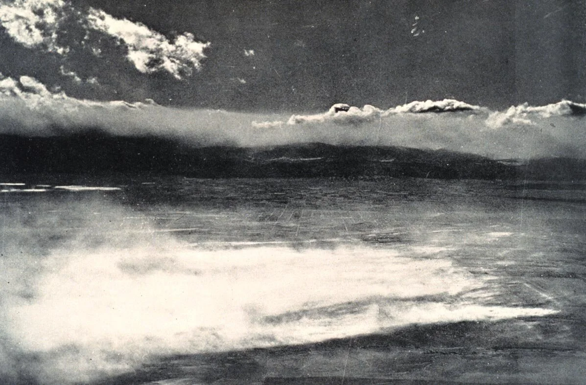 Aerial view of the beginning of a dust storm over the prairie lands east of Denver. June, 1936. Credit: Monthly Weather Review, Vol. 64(7), Fig. 5.