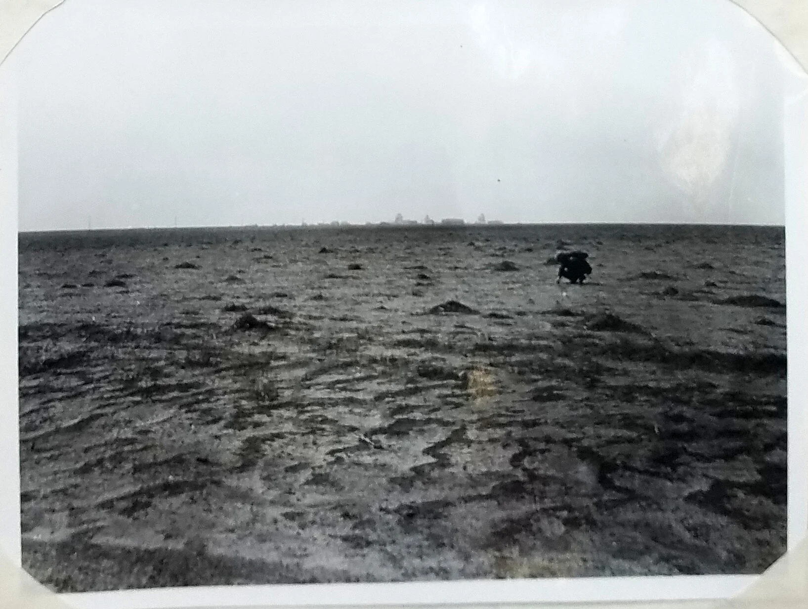 Looking south toward Bigbow, KS. May 10, 1933. Figure 29 in Erosion Report by Bureau of Agricultural Engineering. National Archives, Record Group 114, Entry 109.