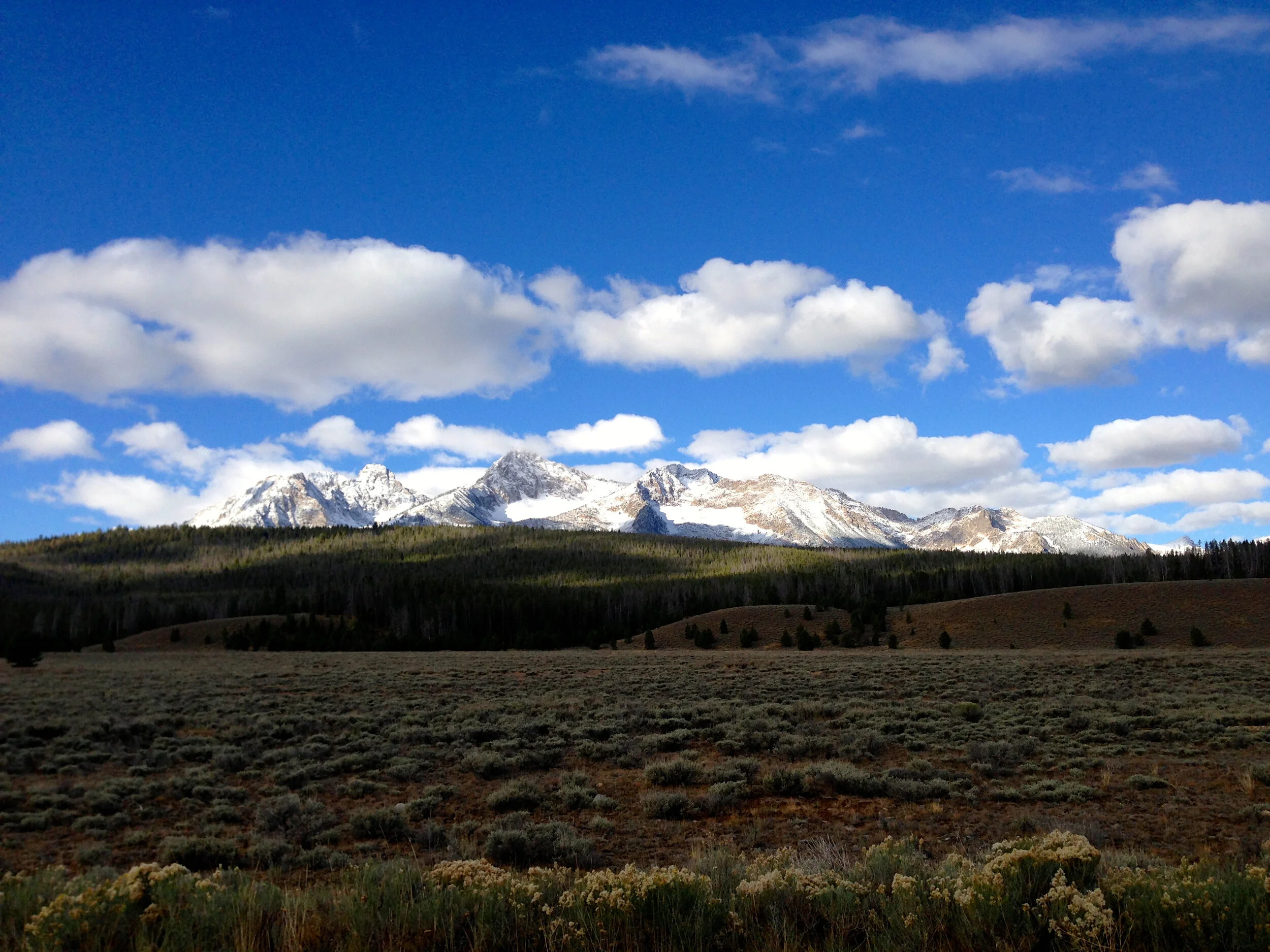 Thompson & Williams peaks, Sawtooth Mountains, Idaho.