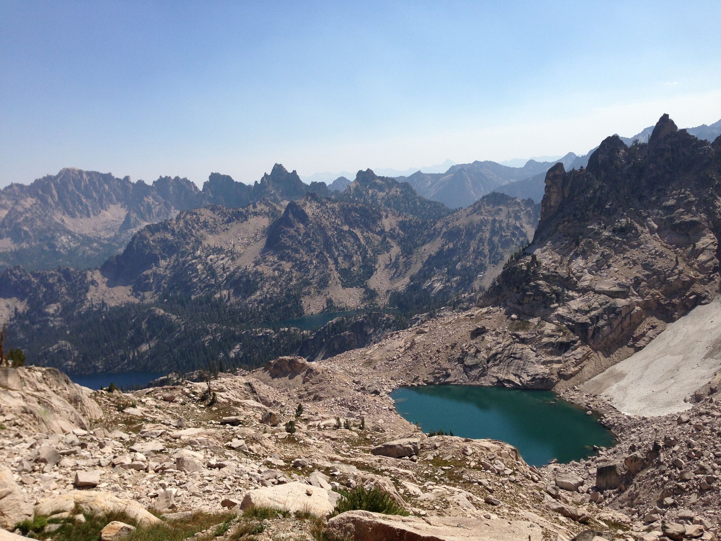Glacial lake #390, Sawtooth Wilderness Area, Idaho.