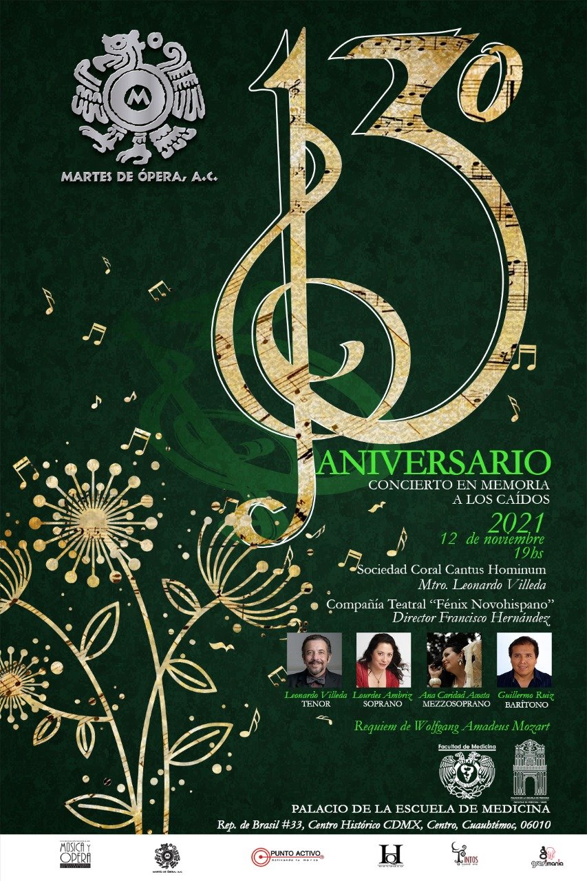 13er Aniversario Martes de Ópera A.C.