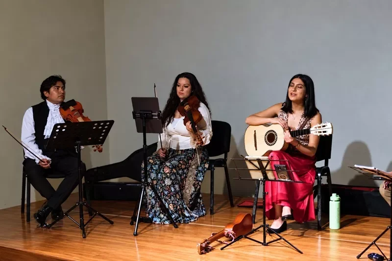 Los integrantes de Navandé se presentaron en el Museo de las Intervenciones.  