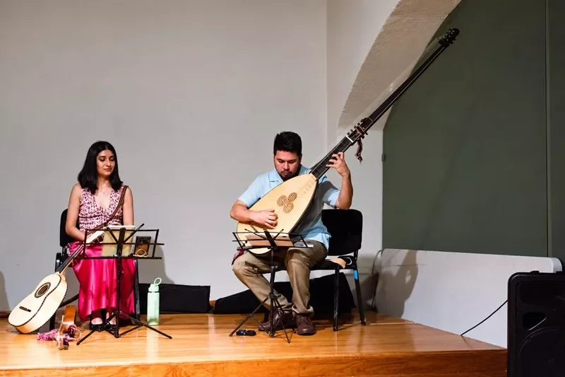 El ensamble Nayandé se presentó en el Museo de las Intervenciones. 