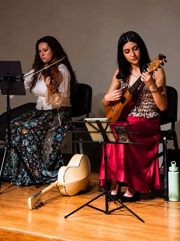 "Una noche en el fandango" se presentó en el Museo de las intervenciones. 