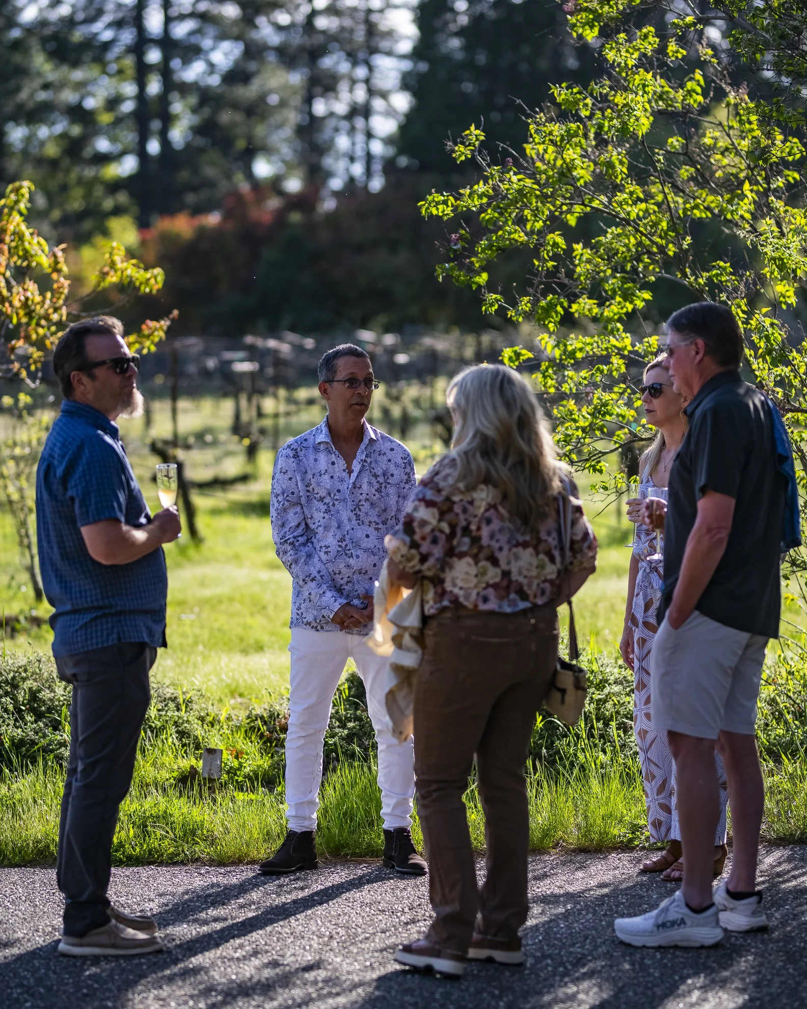 Enjoying Arquils Wines with Winemaker Carlos Caruncho (center left).jpg