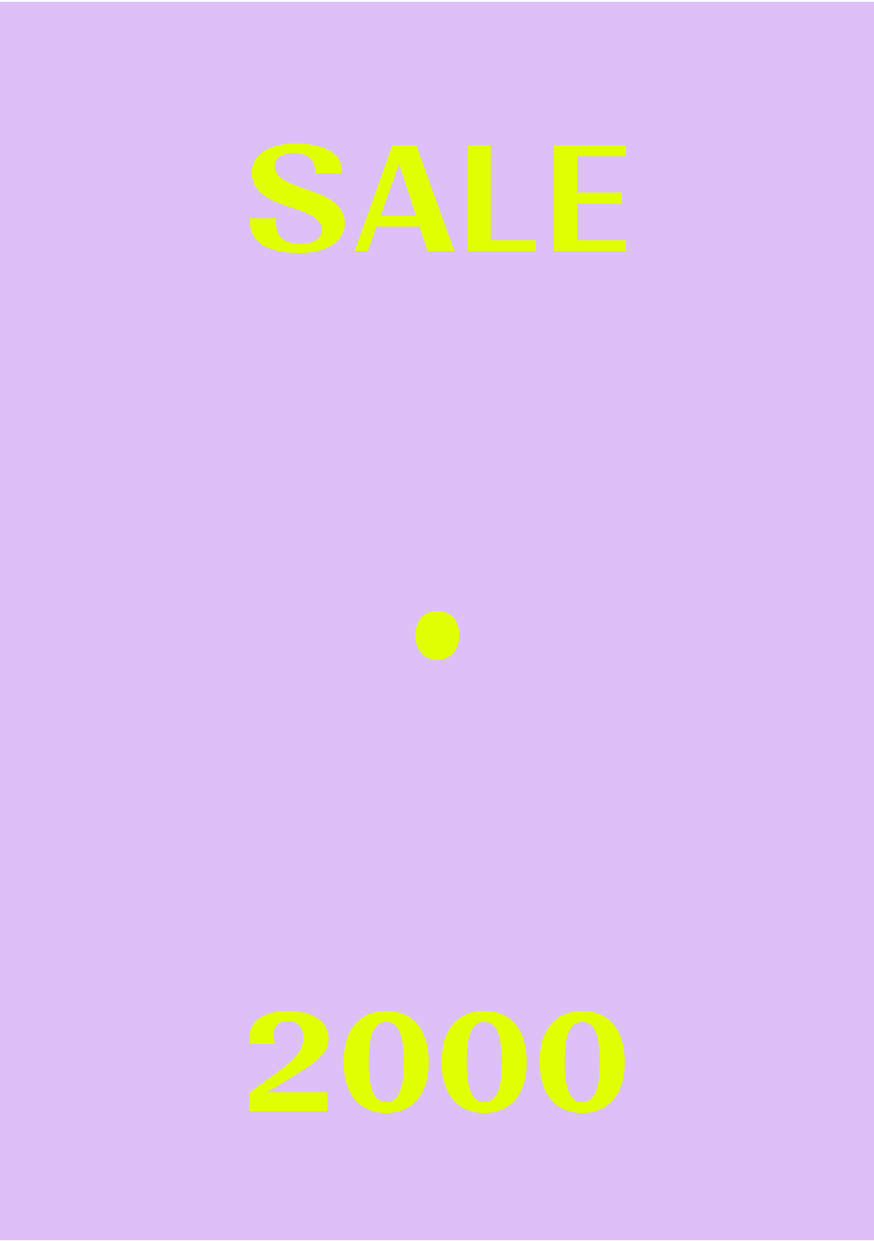 SALE 2000