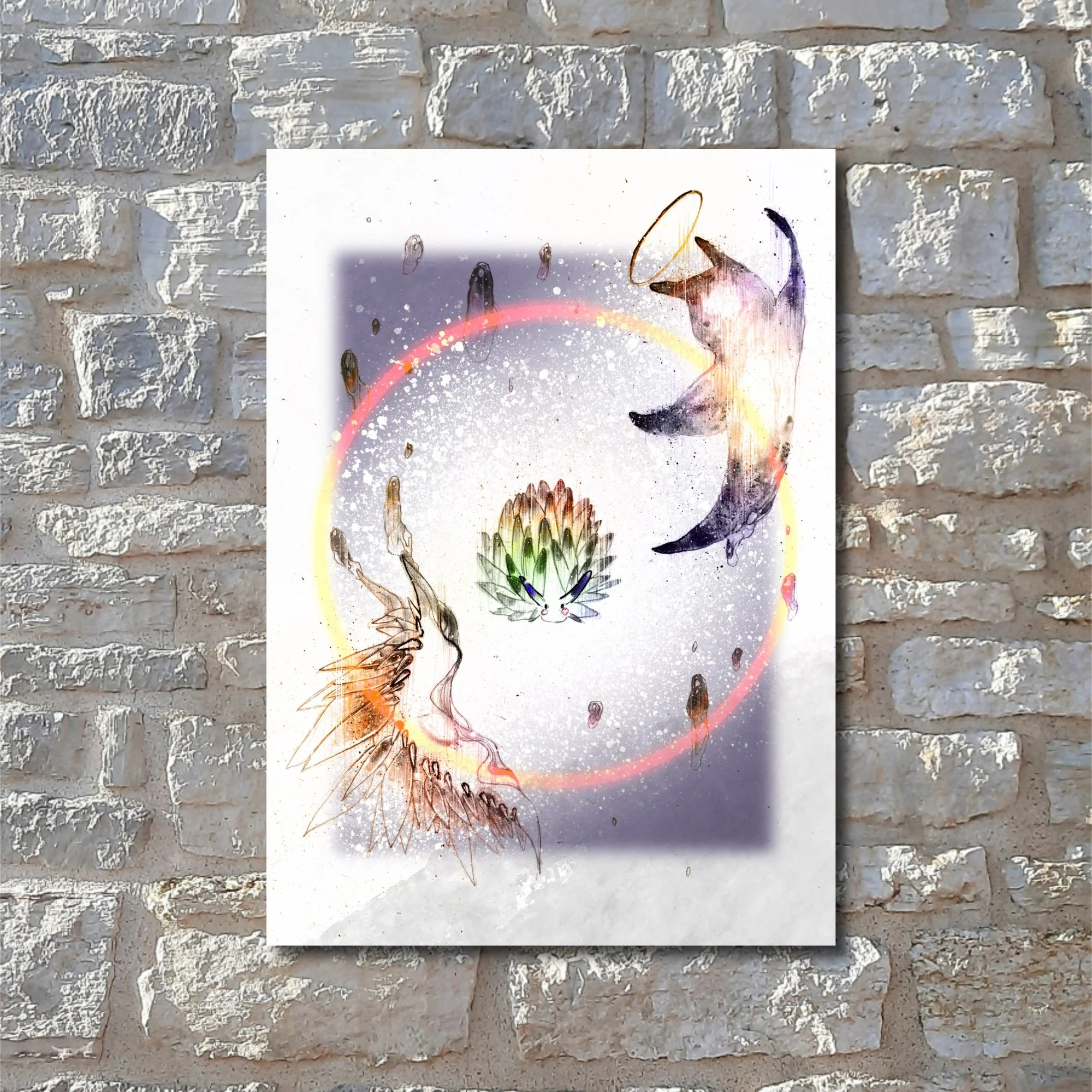 Sea Slugs - Small Postcard Print