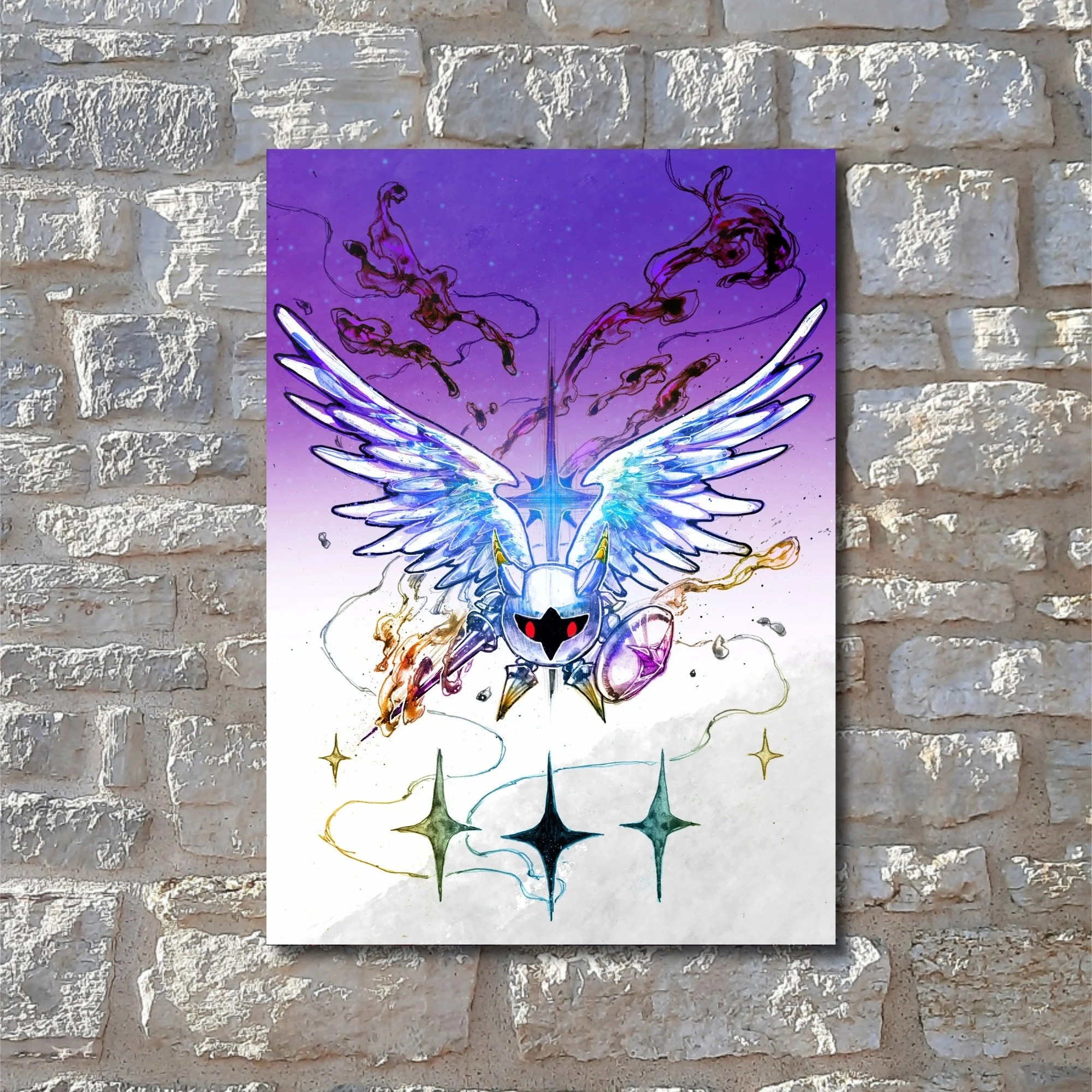 Galacta Knight - Small Postcard Print