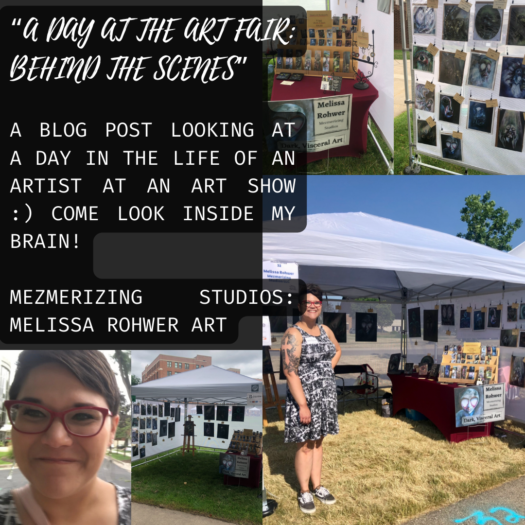 A Day At The Art Fair! Behind The Scenes :)