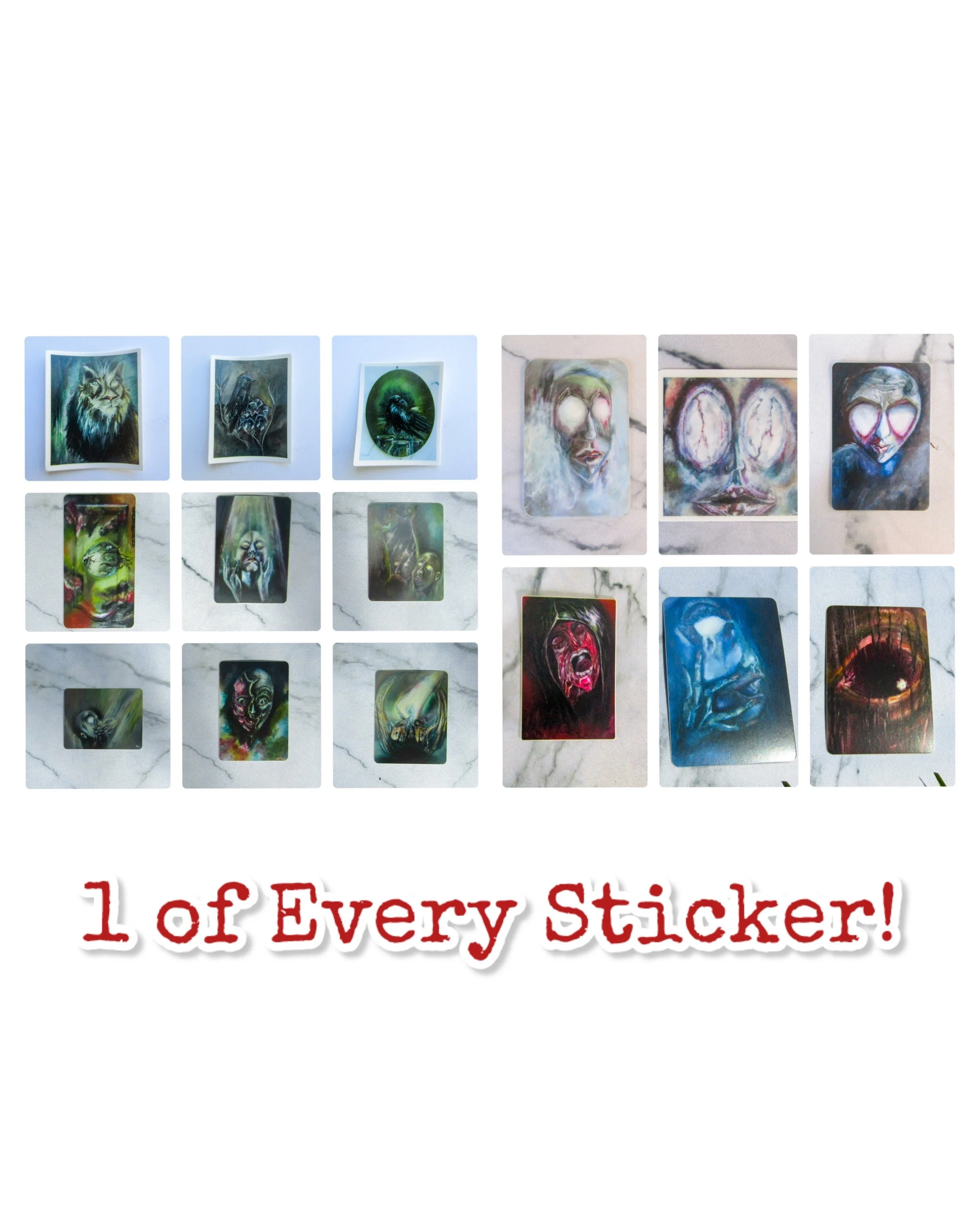 1 of Every Sticker Bundle! — Mezmerizing Studios: Melissa Rohwer Art