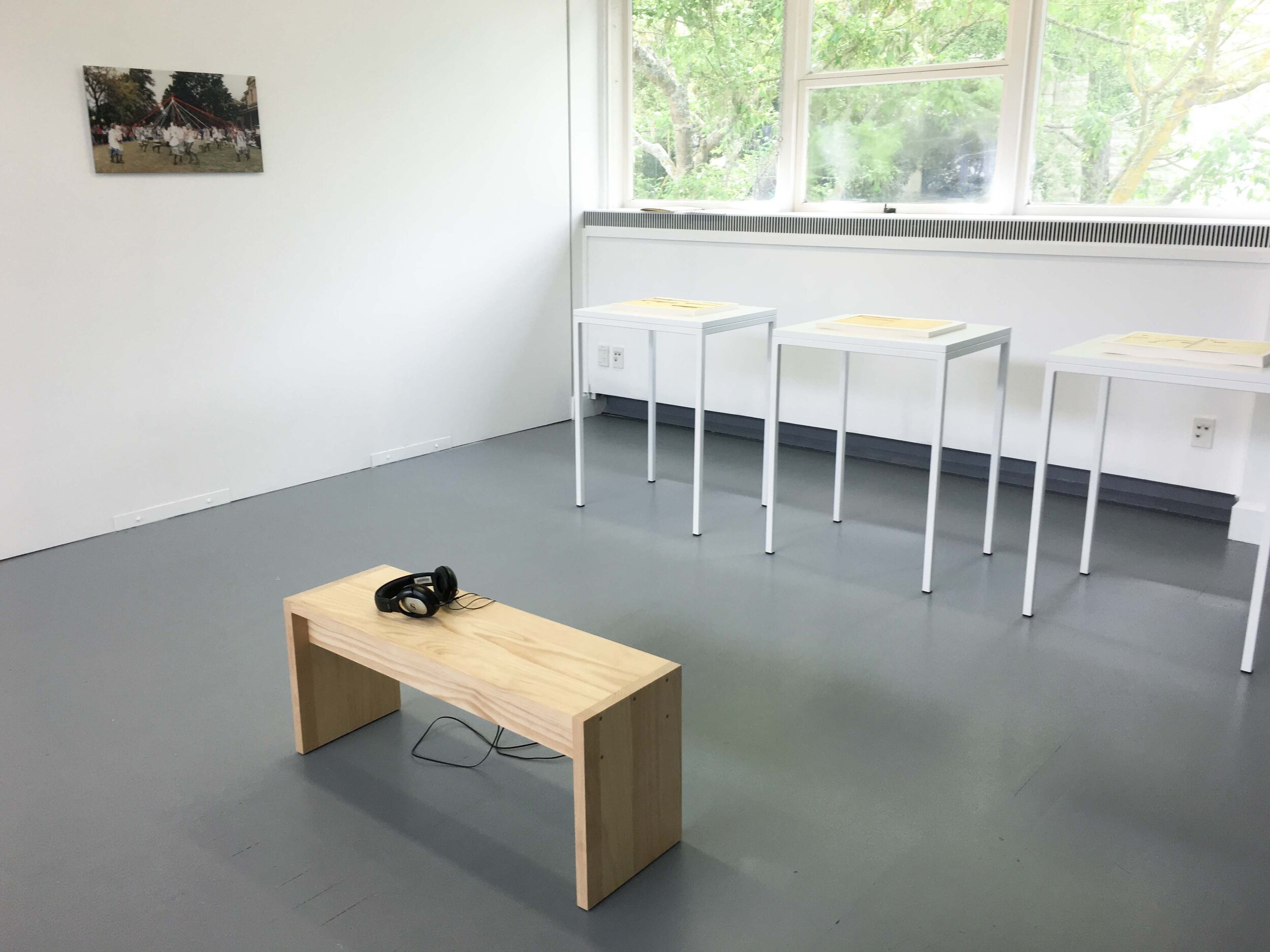 A search for what we cannot yet see but that we feel is possible  (installation view).