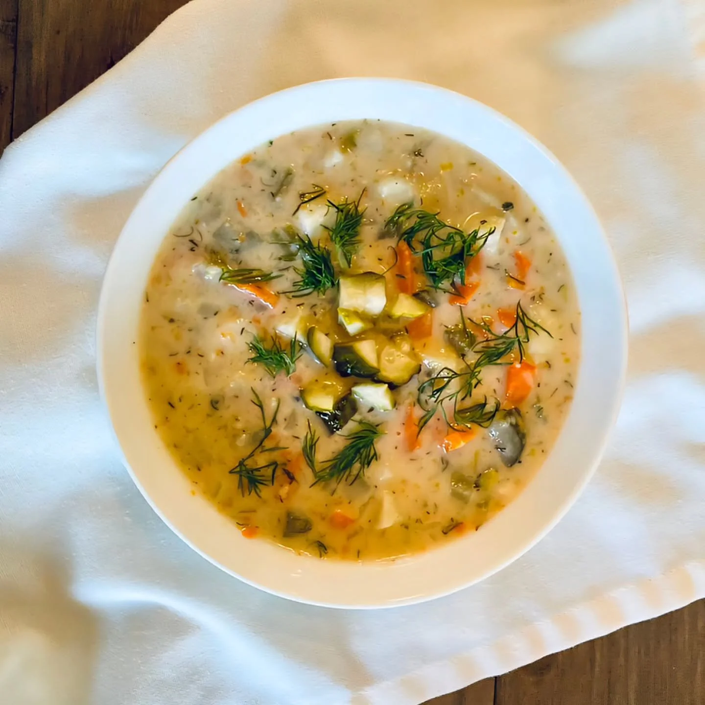 🥣 Dill Pickle Soup &mdash; winter comfort with a twist.
If you caught it in last week&rsquo;s newsletter, you&rsquo;re ahead of the game.
Our Dill Pickle Soup recipe is now live on the recipe page of our website.
Creamy, cozy, and unmistakably dill-
