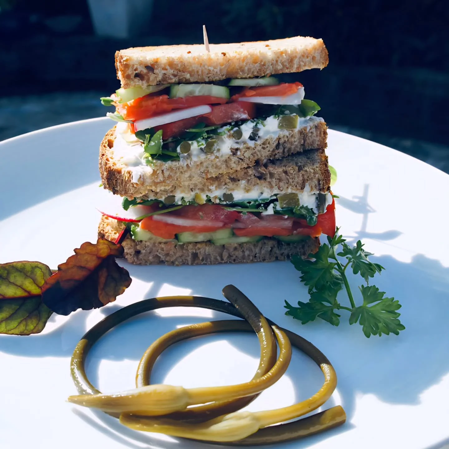 Pickled Garlic Scapes add a bright, garlicky crunch to sandwiches. 🌿
A little tang, a little sharp &mdash; and surprisingly versatile.
Would you add them to:
🥪 a sandwich?
🥗 a salad?
🧀 a cheese board?

#PickledGarlicScapes
#QualicumBeach
#Vancouv
