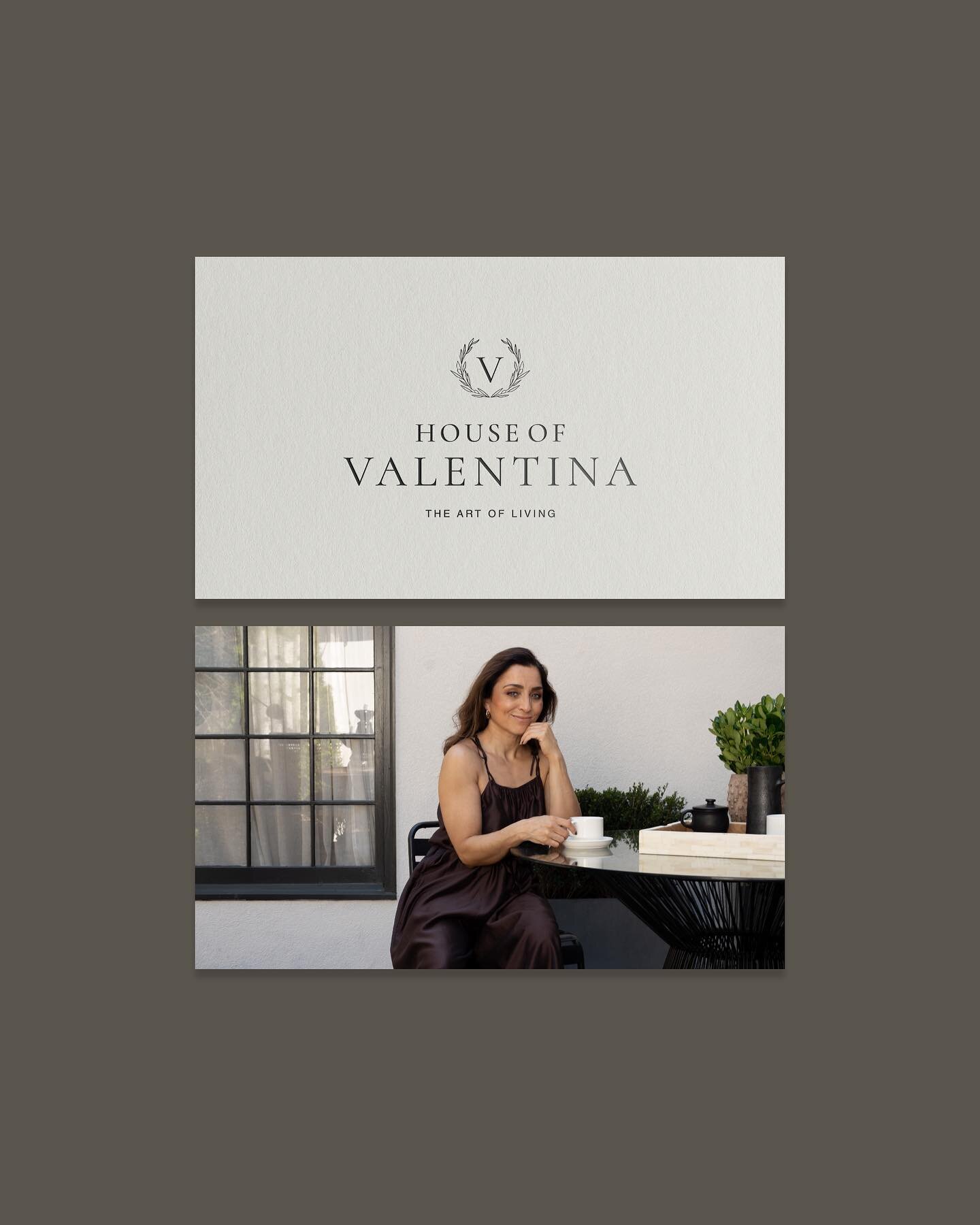 Rebrand for the queen of interiors &amp; styling @thehouseofvalentina 🤎🤍