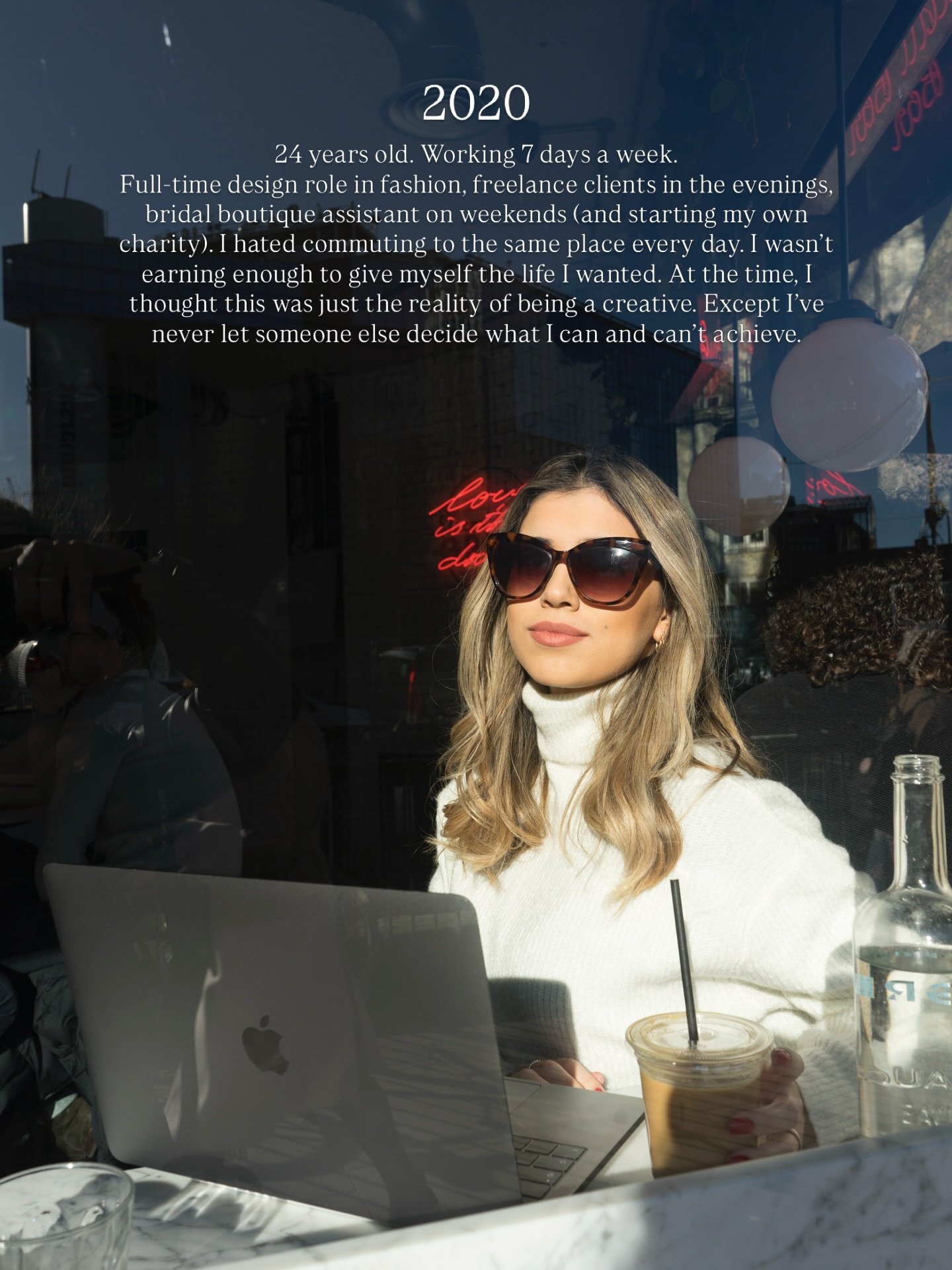 When the life you want doesn&rsquo;t seem to exist, you create it. Even if no one around you has done it. Be the first. You take all your strengths and skills, invest in yourself and build your own reality, because absolutely no one is coming to save