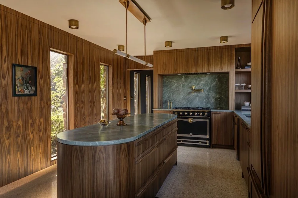 Walnut kitchen with quartzite counters.jpg