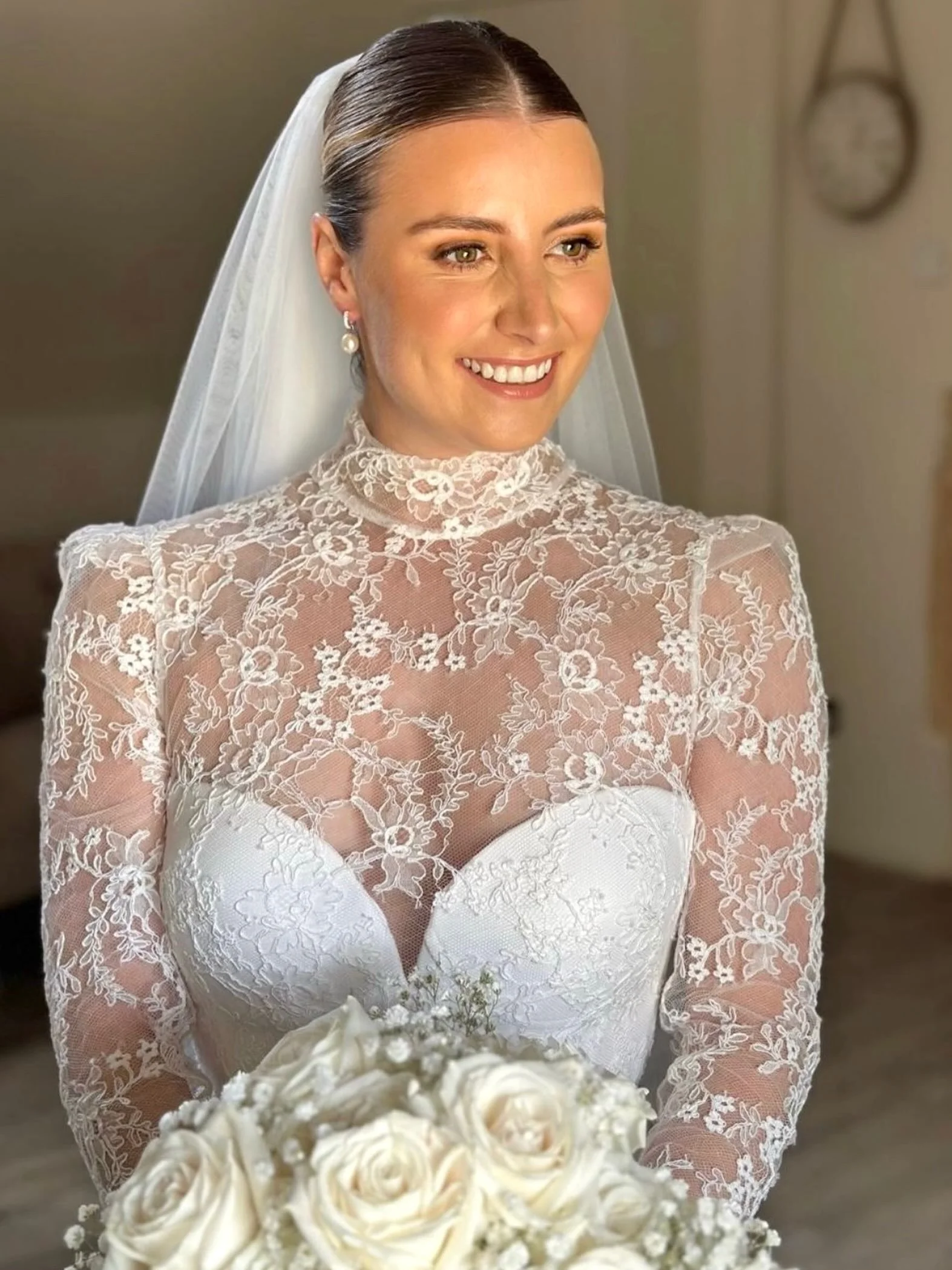 Still one of my favourite bridal looks and clearly yours too. 
I had the pleasure of creating Rosie&rsquo;s bridal glam in 2024 and it&rsquo;s still used as Inso over 2 years later 🙌🏼 
Hair @jutazorubiene 
Venue @lapstonebarn 
.
#cotswoldwedding #t