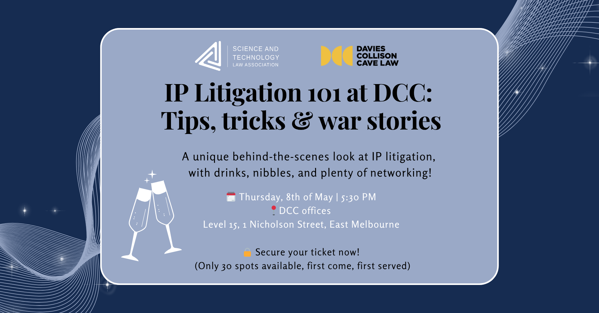 IP Litigation 101 - Tips, Tricks & War Stories @ Davies Collison Cave