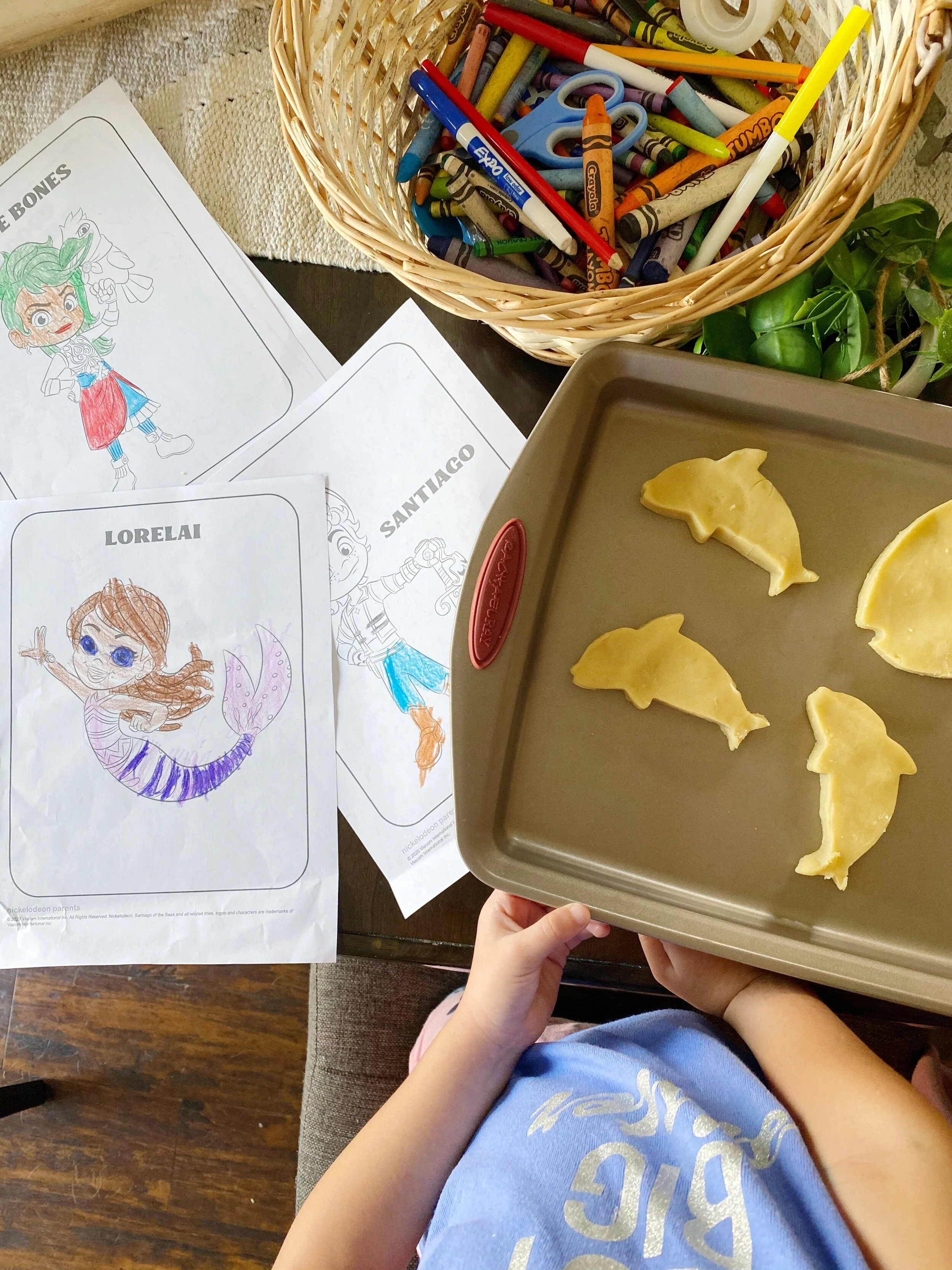 Bake and Color with Santiago of the Seas